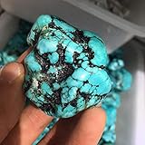 turquesa mineral mercadolibre  CAIZHI Piedra Protectora Mineral Natural Turquesa Natural Piedra Original especímenes minerales 70-80g
