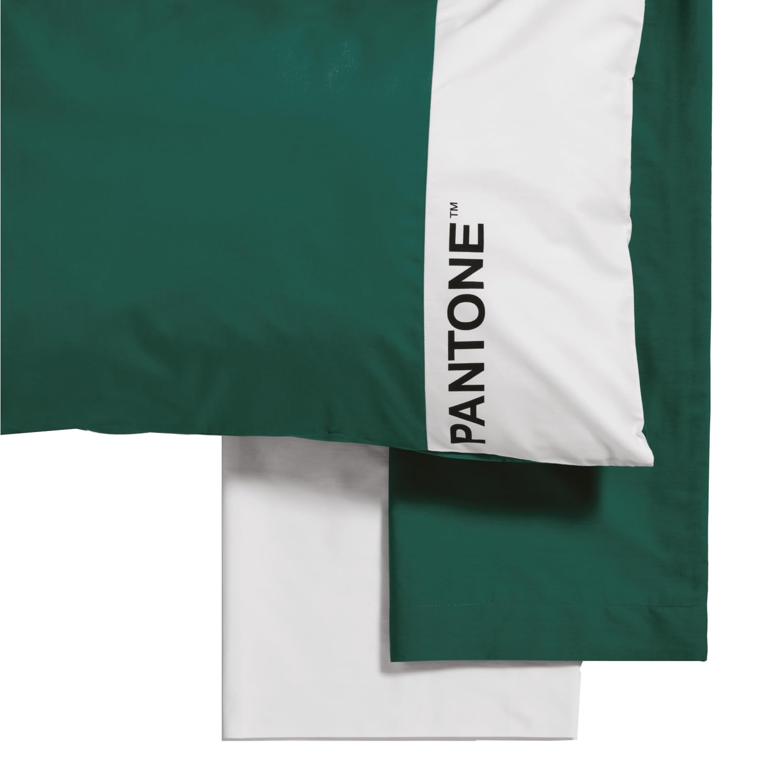 Pantone™ – Complete Bed Set with Double Bed Sheets Cotton 240 x 280 cm + Fitted Bottom Sheet with Double Corners Mattress Cover 180 x 200 cm with Elastic Bands for Mattress up to 30 cm + Pillow Cases