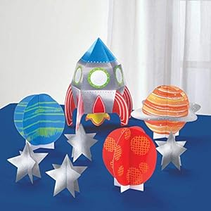 amscan 282278 8-delige tafeldecoratieset Blast Off