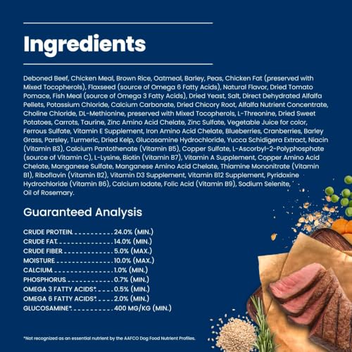 Blue Buffalo Life Protection Formula Beef Adult Dry Dog Food, 5 lb - image 6
