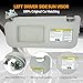 Driver Left Side Sun Visor Replacement Compatible with Toyota RAV4 2004 2005, Interior Sunvisor Replacement Accessory 74320-42420-B0 (Gray)