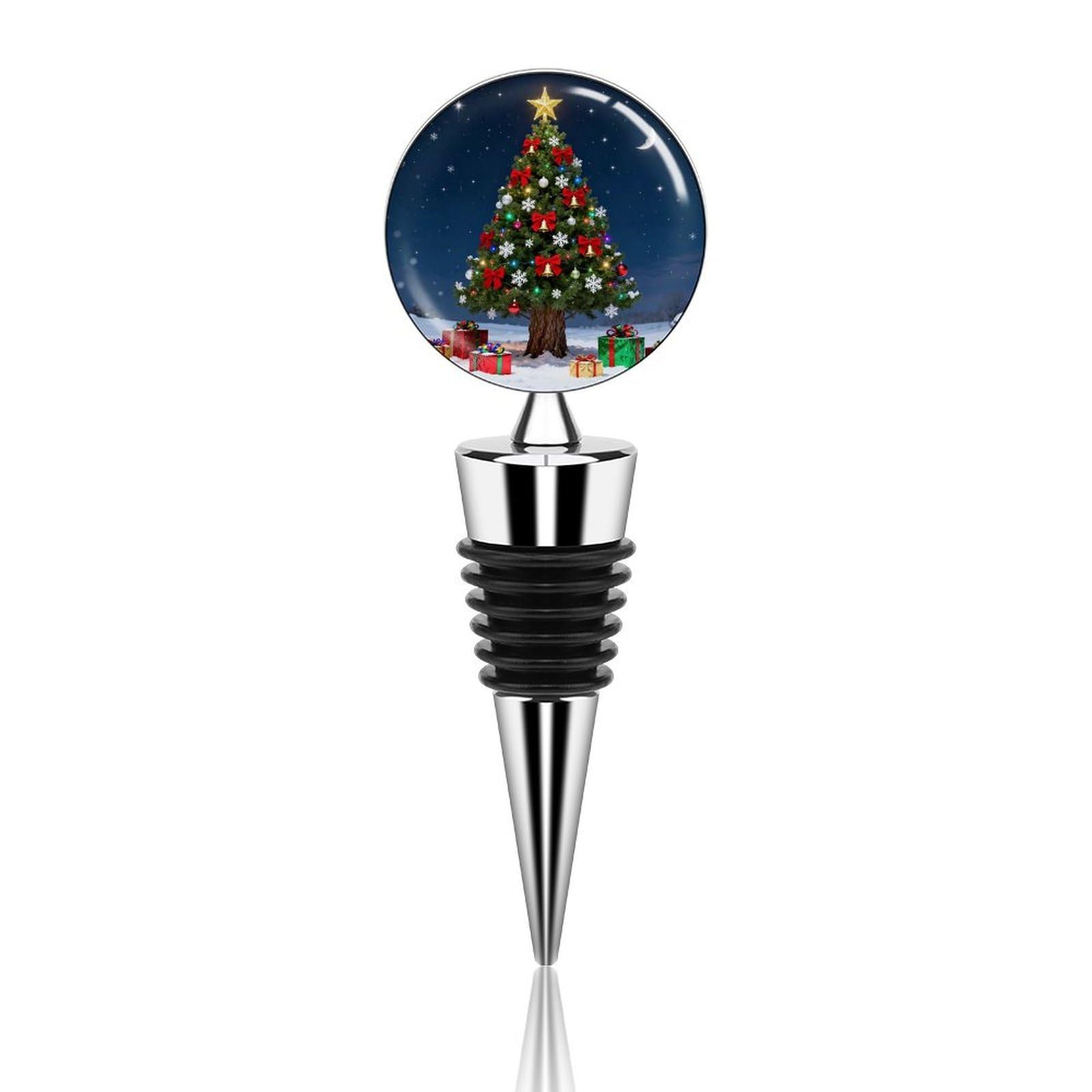 Cadeau d'arbre de Noël et économiseur de vin original pour amateurs d'œnologie et fêtes