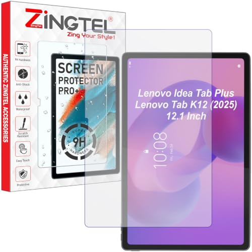 Image of Screen Guard Compatible With Lenovo Idea Tab Plus /Lenovo Tab K12 2025 (12.1 inch Inch Tablet) Flexible Fiber Screenguard Not a Tempered Glass Screen Guard