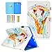 iPad Mini Case,Mini 2/3 Case - LittleMax(TM) Synthetic Leather Stand Case [Card Holder] Stylish Flip Folio Wallet Case Cover for iPad Mini 1/2/3 [Free Cleaning Cloth,Stylus Pen]--#1 Diamond Flowers