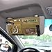 WYNEX Car Sun Visor Organizer Molle Panel, Tactical Car Sunshade Cover, Compatible Vehicle Visor Storage Holder Pouch, Fit Most Cars, SUV