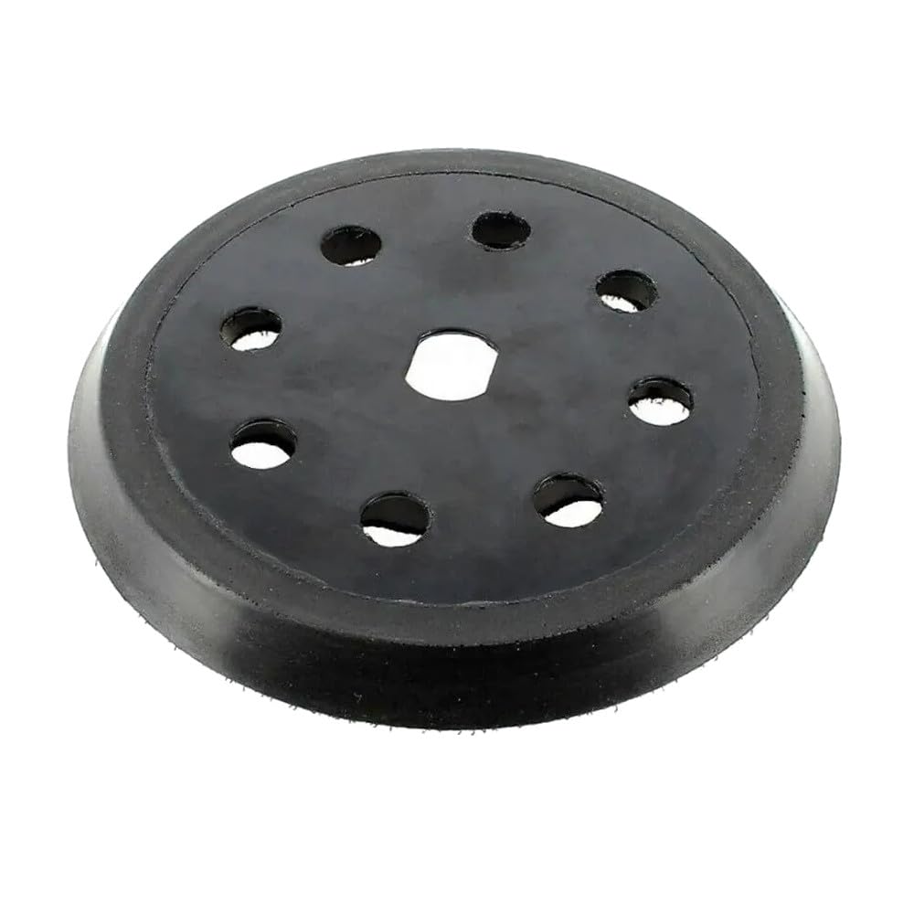 Trade-Shop Klett 8-Loch - Discos de lijado con cierre autoadherente (125 mm, compatible con lijadora orbital Black & Decker BD190S, BD190E, KA190S, KA190E, 5 unidades)