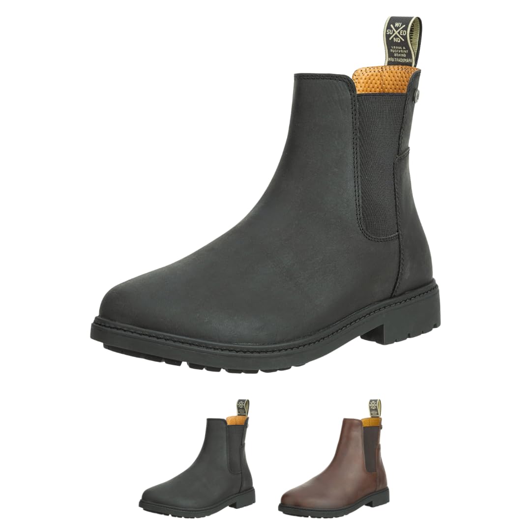 SUEDWIND FOOTWEAR Reitstiefeletten für Damen DURANGO ALL SEASON – Leder Chelsea Boots – Reit- & Freizeit-Stiefeletten – Ortholite-Innensohle, Gummisohle & Lederfutter – 2 Farben – Gr.37-43