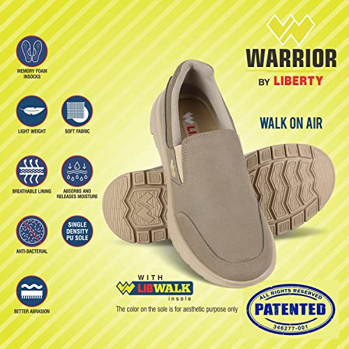 Image of Liberty Mens Casual Walk Camel Casual Shoe