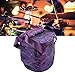 Crystal Bowl Storage Bag, Portable Music Bowl Storage Bag Crystal Singing Carrying Case with 2 External Pocket Dual (8in Camo) Crystcase