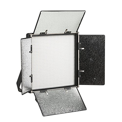 Éclairage LED Ikan RB10 Rayden 1x1 bicolore 3200K 5600K noir studio field