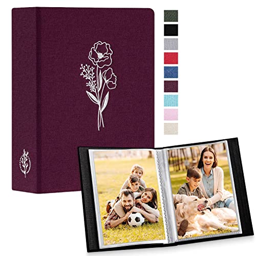 Lanpn Small Photo Album 6x4 2 Packs, Each Pack holds 100 Pictures