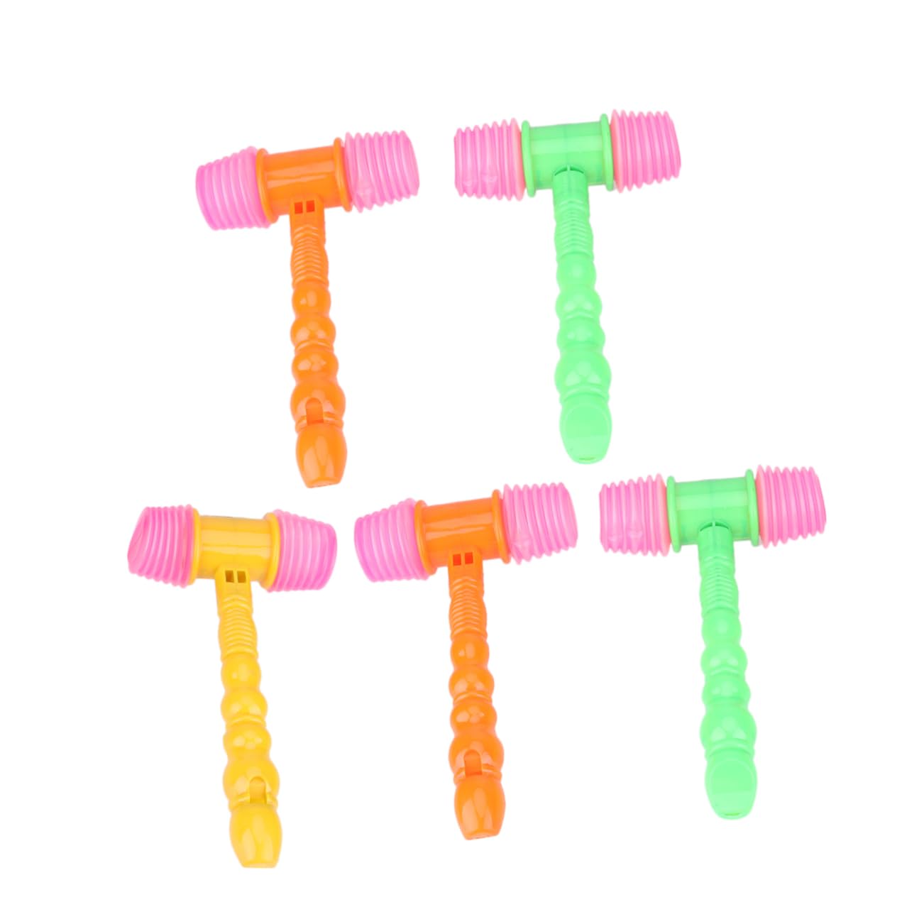 Genérico 5 Pieces Squeaky Hammer Musical Hammer Musical Hammer for Music Educational Hammer Squeaky Hammer for Playing