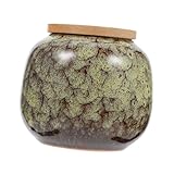 VICASKY Keramik Teedose mit Dicht Schließendem Deckel Kleine Vorratsdose für Trockene Teeblätter...