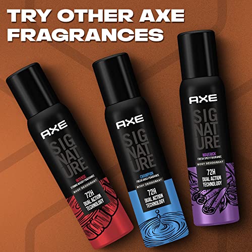 Image of Axe Signature Dark Temptation No Gas Deodorant Bodyspray For Men, 154ml (Pack of 2)