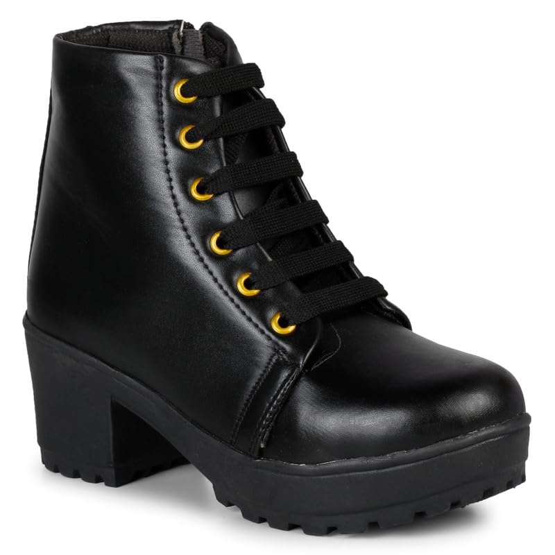 Shoes for Women | Synthetic Leather Footwear | Comfortable Casual Wear | Stylish Lace Up Design | Lightweight Durable Sole | Fashionable Daily Shoes for Office & Outings-image-29