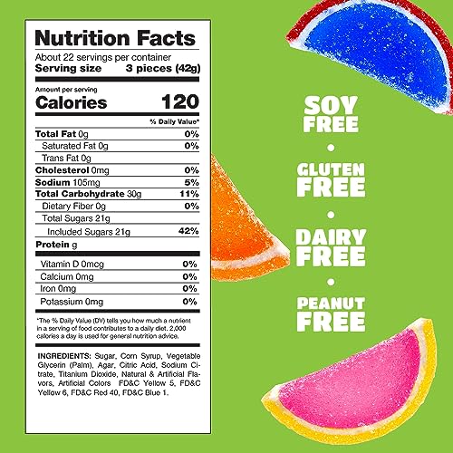 Fruit Slices Jelly Candy, 2 libras, sabores surtidos miniatura 2