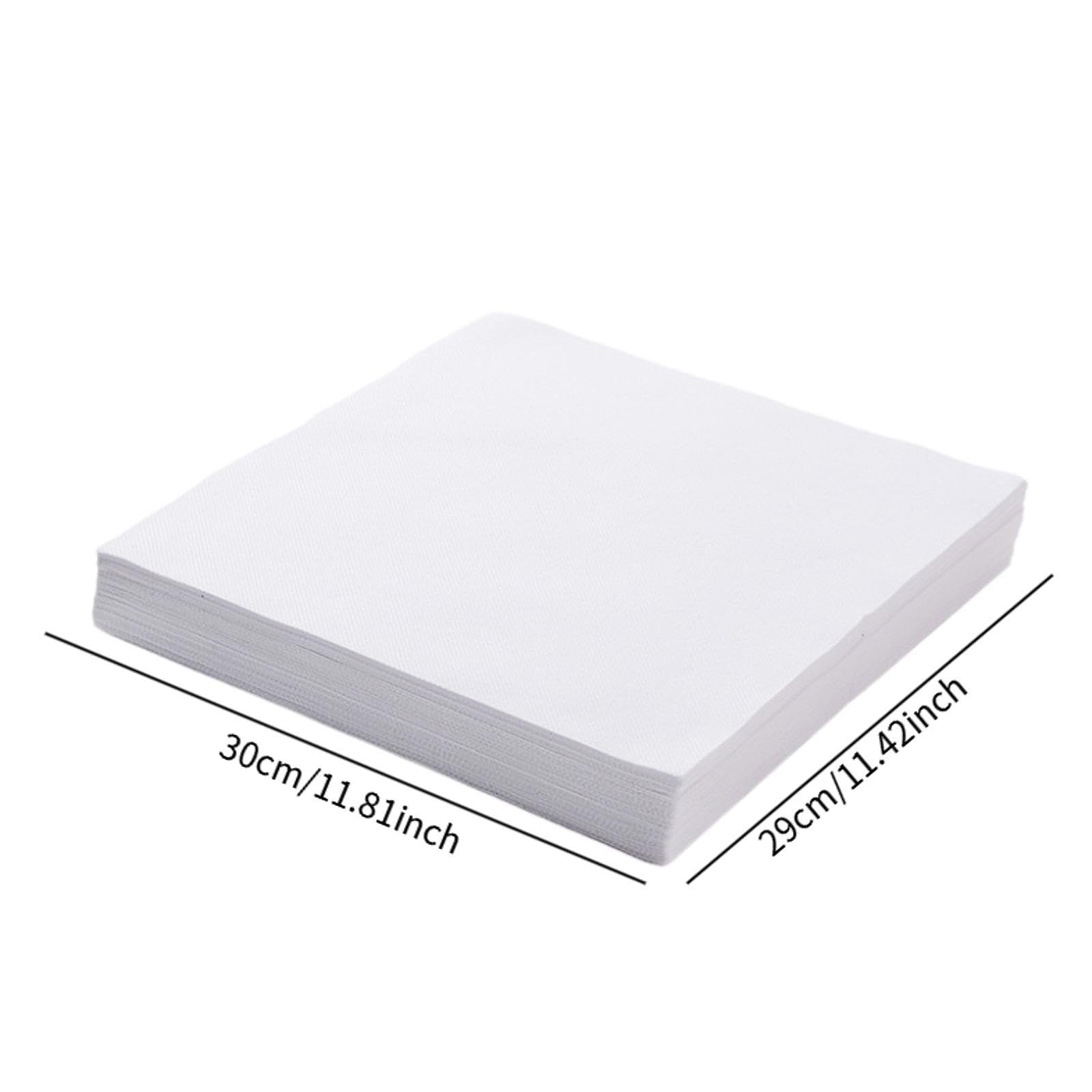 MagiDeal Papier Absorbant pour Cage à Oiseaux 100x, Surface Plate Respirante, Doublure de Cage à perroquets, Plateau en Papier, Tampon pour excréments, Papier