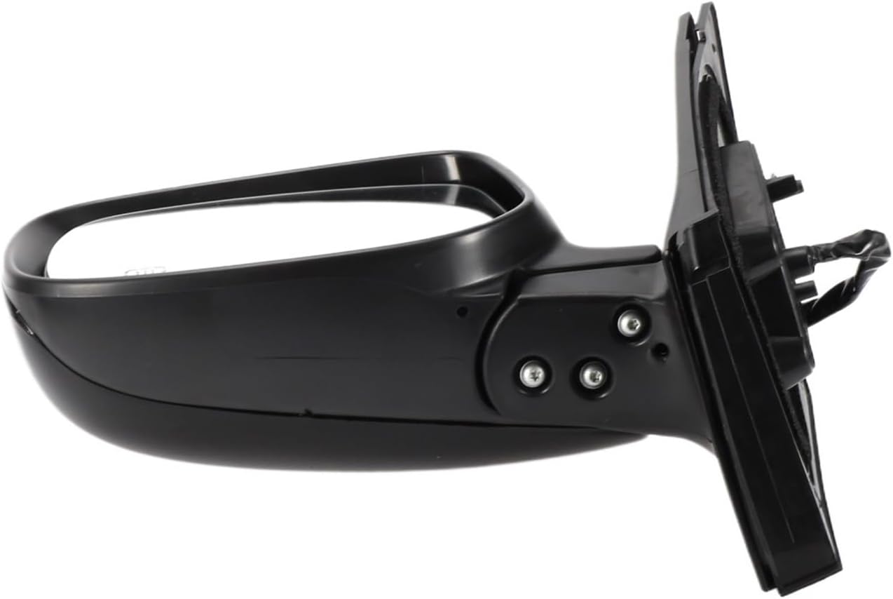 Door Mirror Replacement Side View Mirror Assembly Compatible For Toyota for Corolla 2009-2013 Power Mirror Adjustment(Right White) (Left Gloss Black)