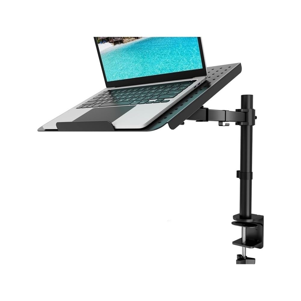 SaryEdge Height - Adjustable Monitor Stand Arm Adjustable Rotating Laptop Stand with Heat Dissipation Function,Monitor Base, Standing Desk Tray, 360° Swivel, I,