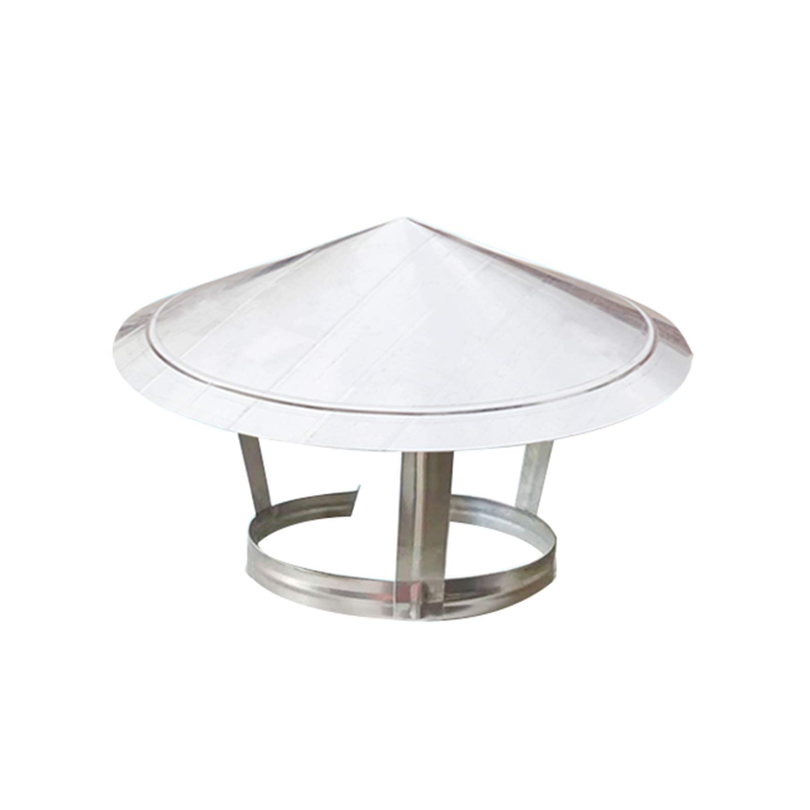 KGLHJDY Chimney Cowl Cap, Pipe Rain Cover Protector Cap Galvanized Iron Ending Roof Cowl for Ducting Ventilation Cap Rain Hat Hood,200mm