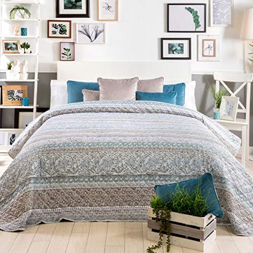 Sancarlos NIMBA, Colcha bouti, Diseño étnico, Cama de 90