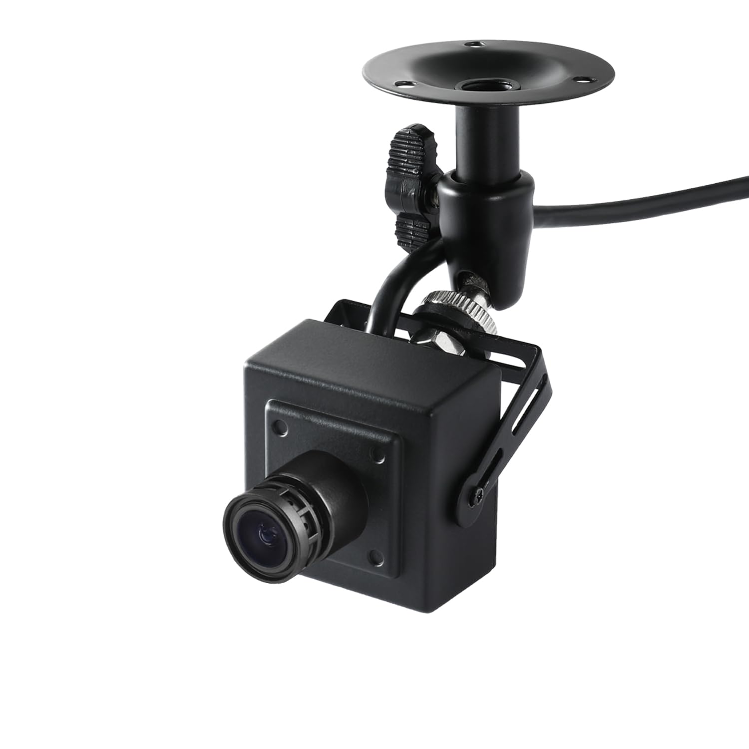 REVODATA 5MP Mini POE IP Indoor Security POE Camera Wall Mount,3.6mm Lens P2P Remote View CCTV Video Small Camera with Adjustable Mount Bracket,H.265