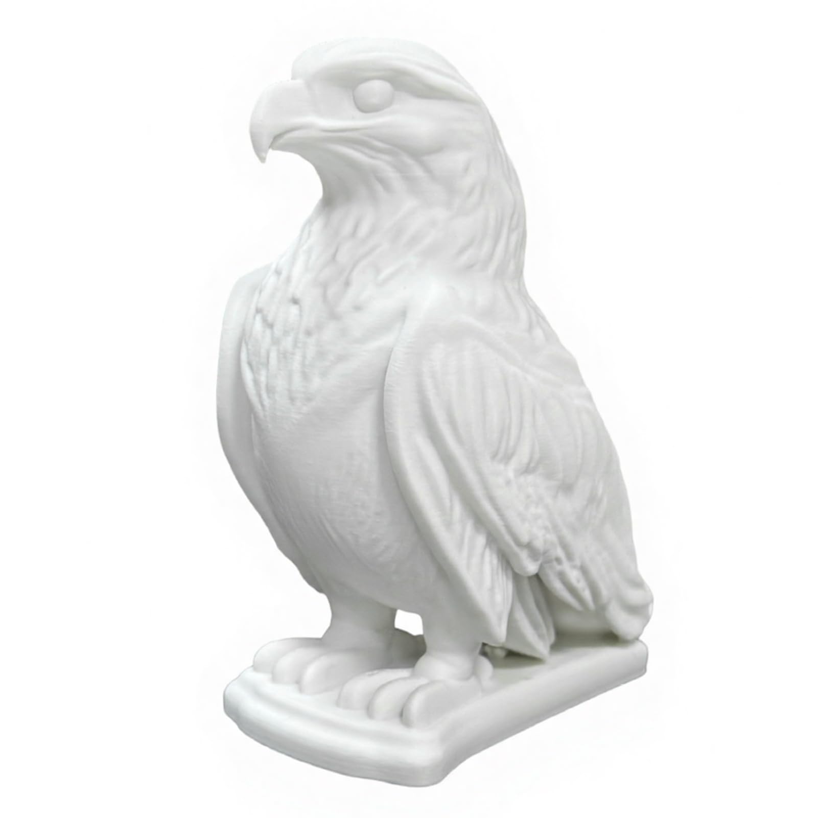Glifora 3D Printed Bald Eagle Figurine - Collectible Wildlife Animal Figure, Small Bird Desktop Ornament for Home, Office and Room Decor