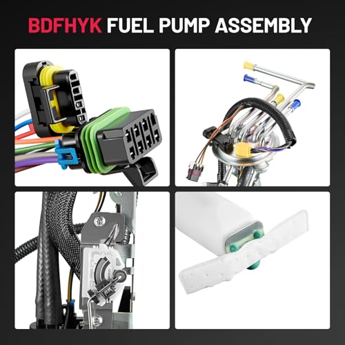 Image of BDFHYK Electric Fuel Pump Module Assembly HP10037 Compatible with Chevrolet Camaro, Compatible with Pontiac Firebird 1998 3.8L V6 Replace 19179529, 25178846, SP3949H, P74762M, E3949S