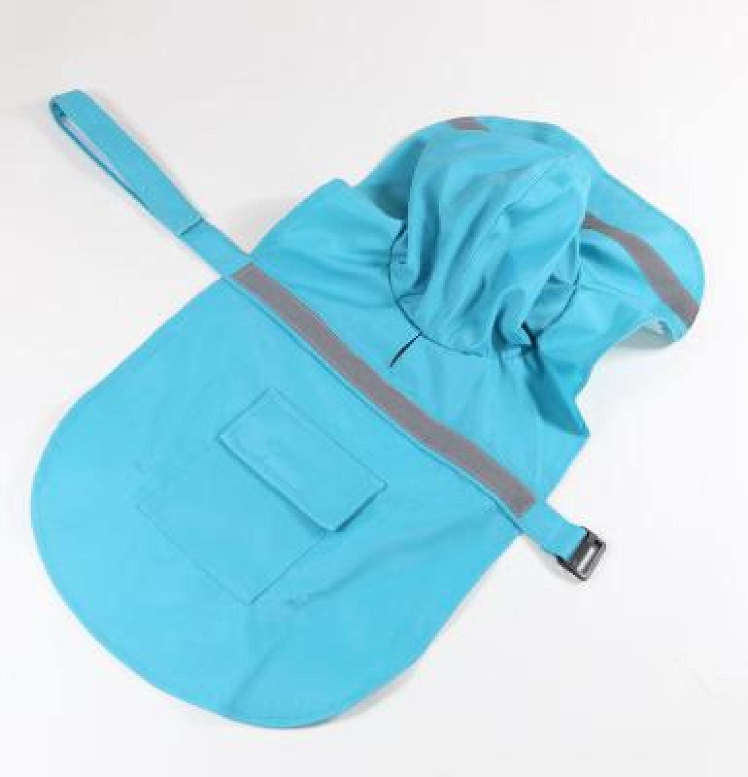 Grand Imperméable pour Animaux De Compagnie Ceinture Réfléchissante Chien Imperméable en Plein Air Veste Imperméable pour Animaux De Compagnie XS-XXXL Mode Doux Respirant Chien Imperméable,Bleu,X