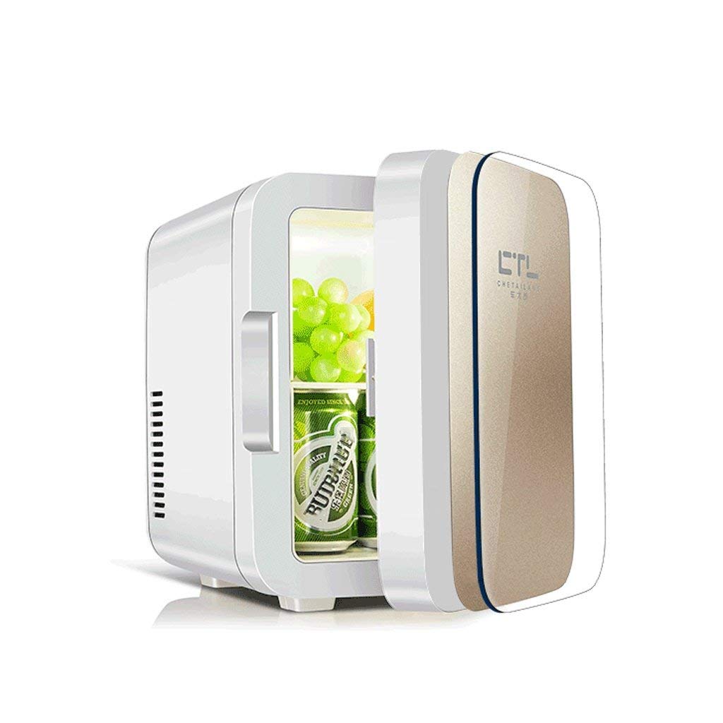 MU Portatile Silent Mini Frigo 6L - Porta in Vetro temperato,Blu