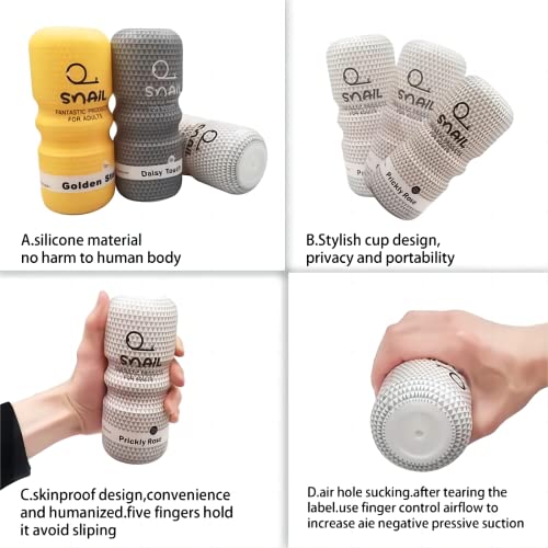 Image of Male masturbator, Masturbation Cup, Male masterburbater，Penis Stroker, Pussy Sex, Oral Sex,Anal Sex 3 Mode Male Sex Toys (Oral)