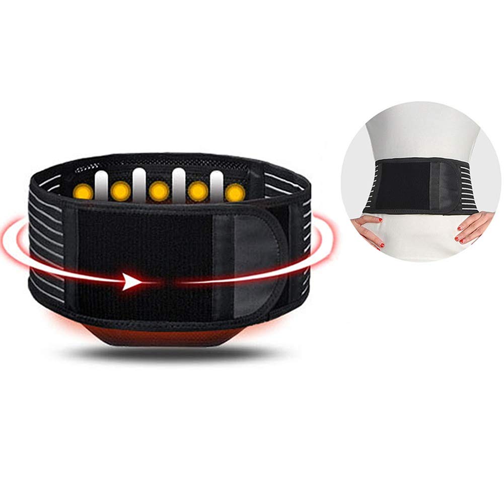Ceinture Soutien Lombaire avec 20 Aimants Bas du Dos Soutien Ceinture pour Sport Ou Travail Apparenté Retour Douleur Confortable Ajustable Poids Léger (Size : XL)