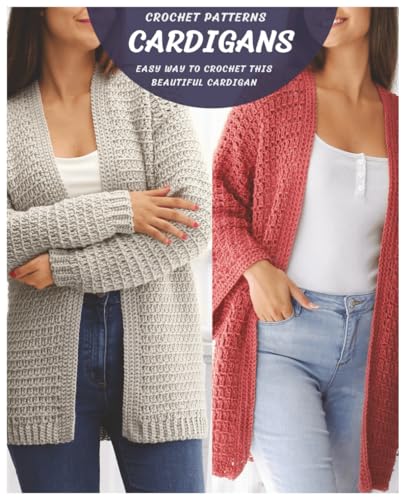 Cardigans Crochet Patterns: Easy Way To Crochet This Beautiful Cardigans