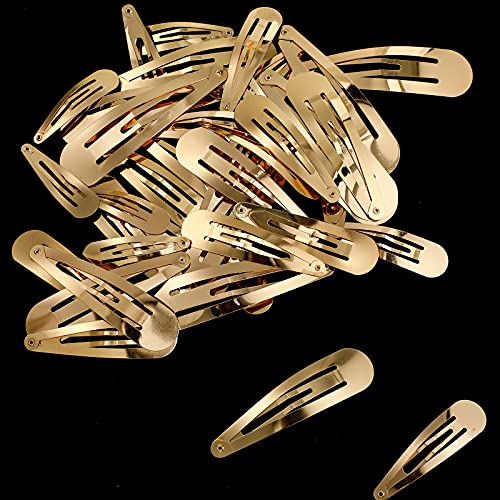 40 Piece Snap Hair Clips Women Large Metal Snap Hair Clips Nonslip Clip Hair Barrettes For Women Hair Pins For Girls Hair Accessories, 3.5 Inch, 3.1 Inch, 2.8 Inch, 2.4 Inch, 2 Inch (Golden) #TOP2
