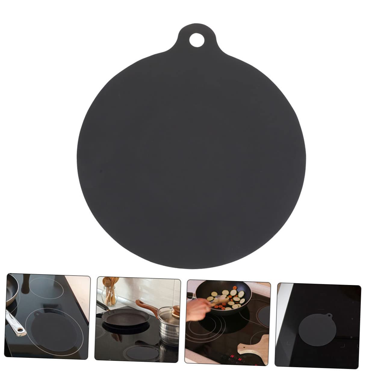 Cabilock Almohadilla protección protector microondas sartenes induccion protector estufa ignífugo protector placa inducción utensilios cocina inducción estera cocina, 03F68TS0CNFK16F452SM1
