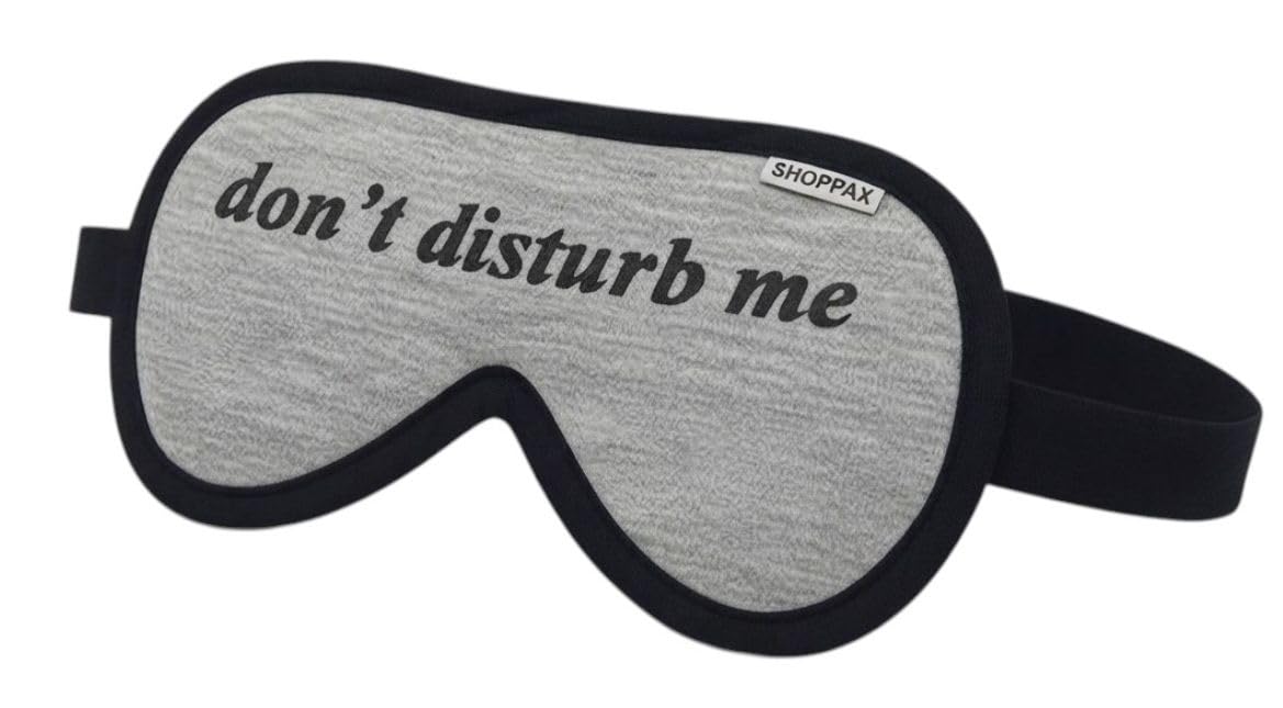 shoppax Adjustable Soft Eye Mask relaxing Super Smooth Sleep Mask and Blind Fold (Half white)-picture-45