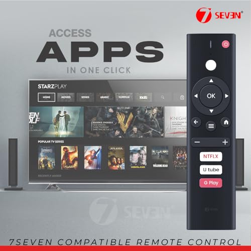 7SEVEN® Compatible with Infinix X3 Smart Led Tv Remote Original Model of Replica Without Voice Command Suitable LED OLED FHD Smart Android Television Ensure That Existing Genuine Remote Match Exactly 2 51BgaVrdIbL
