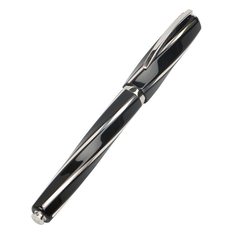 VISCONTI PENNA STILOGRAFICA DIVINA BLACK OVER SIZE PENNINO 23KT PALLADIO MISURA F