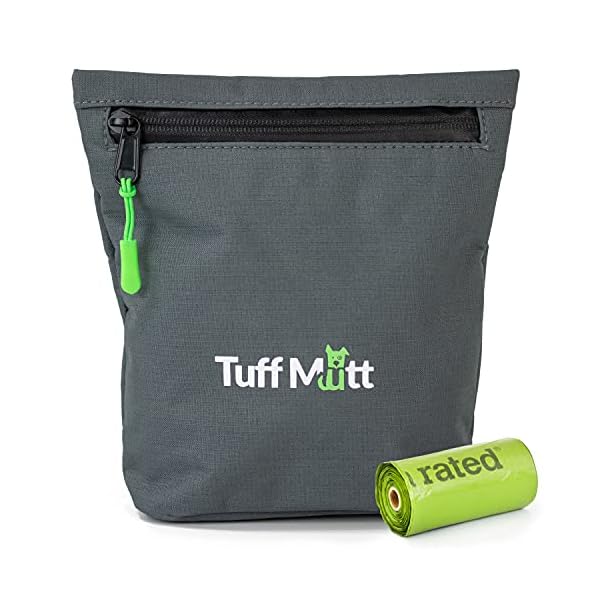Dog Poop Bag Holder with Dispenser, Pouch Holds Full Dog Waste Bags, Odor Blocking Activated Carbon Lining, Water Resistant Fabric for Easy Cleaning, Adjustable Waist Belt, Includes Earth Rated Roll Dog Poop Bag Holder with Dispenser, Pouch Holds Full Dog Waste Bags, Odor Blocking Activated Carbon Lining, Water Resistant Fabric for Easy Cleaning, Adjustable Waist Belt, Includes Earth Rated Roll