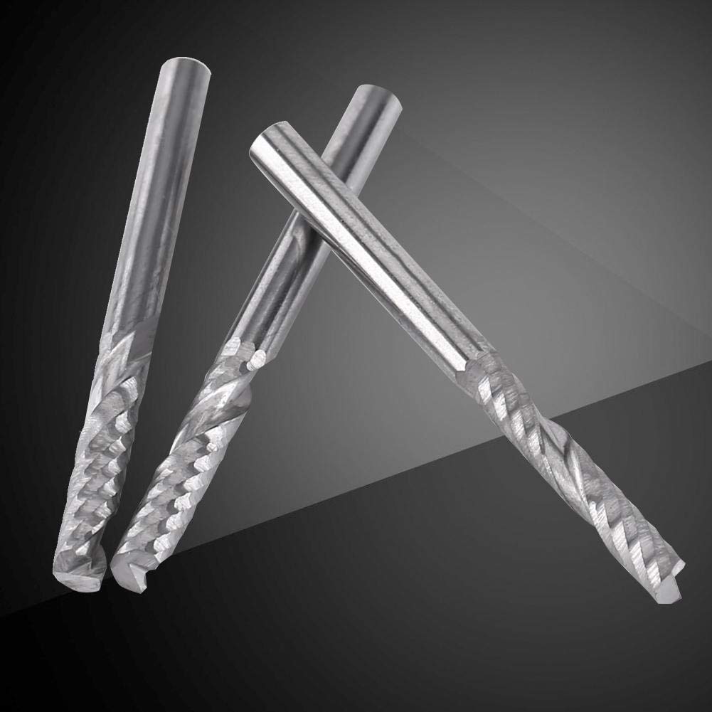10 fresas helicoidales individuales de metal duro, fresa CNC, fresa de 4 mm, accesorios de herramientas, embalaje múltiple, socialme-EU