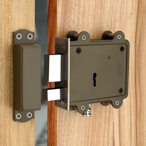 Image of DUKE Door Lock 8 Lever (Grey, Chrome Finish)