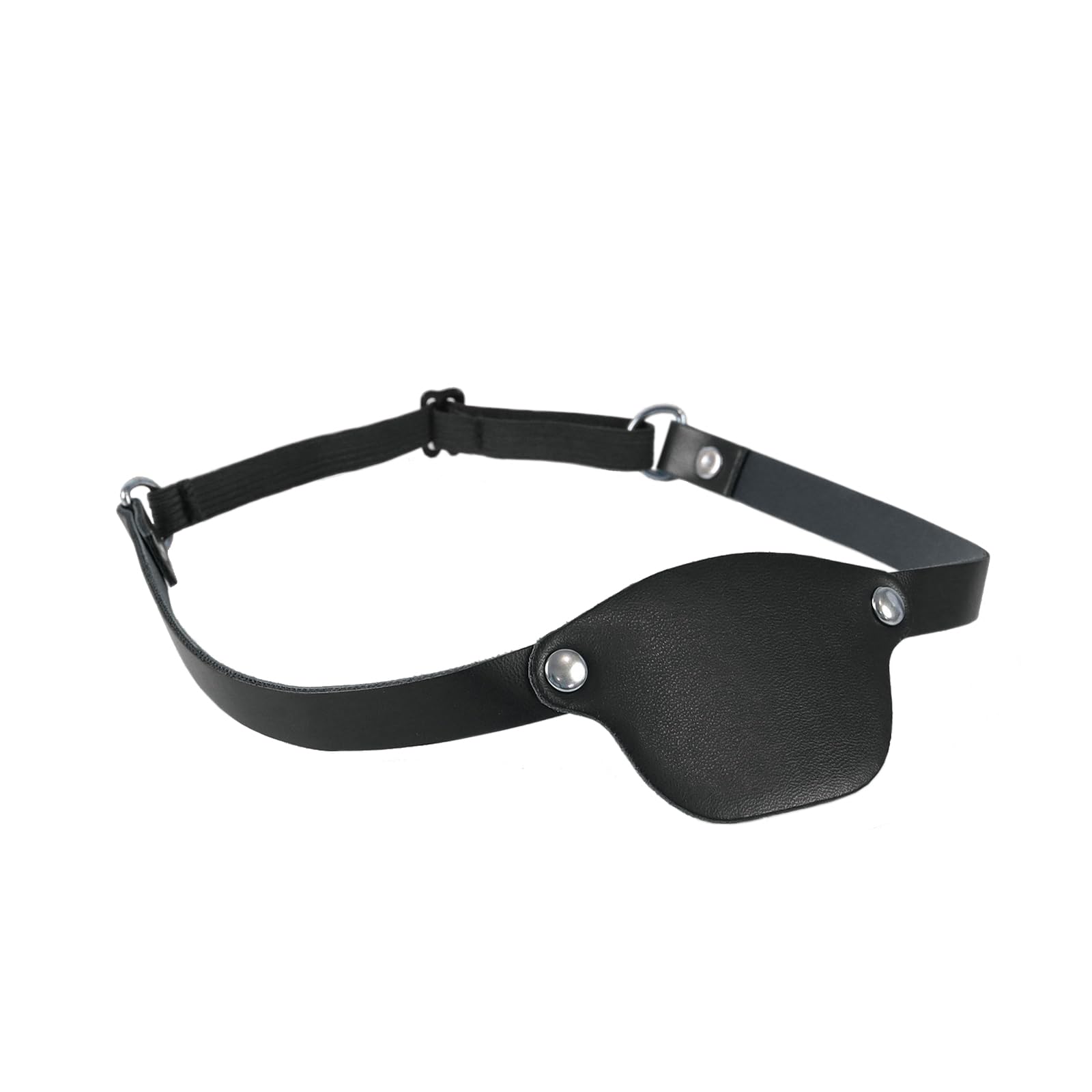 TINAYAUE 2 Pcs Pirate Eye Patches Adjustable Single Eye Patch Pirate Captain Costume for Adults Kids Halloween Eyes Mask Carnival Cosplay Party Supplies (Elastic Band(Black+Brown)) - Image 4