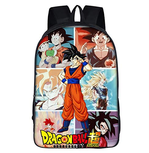 Mochila Escolar  Dragon Ball De Dibujos Animados  Saiyan Sun Wukong  Regalo para Niños