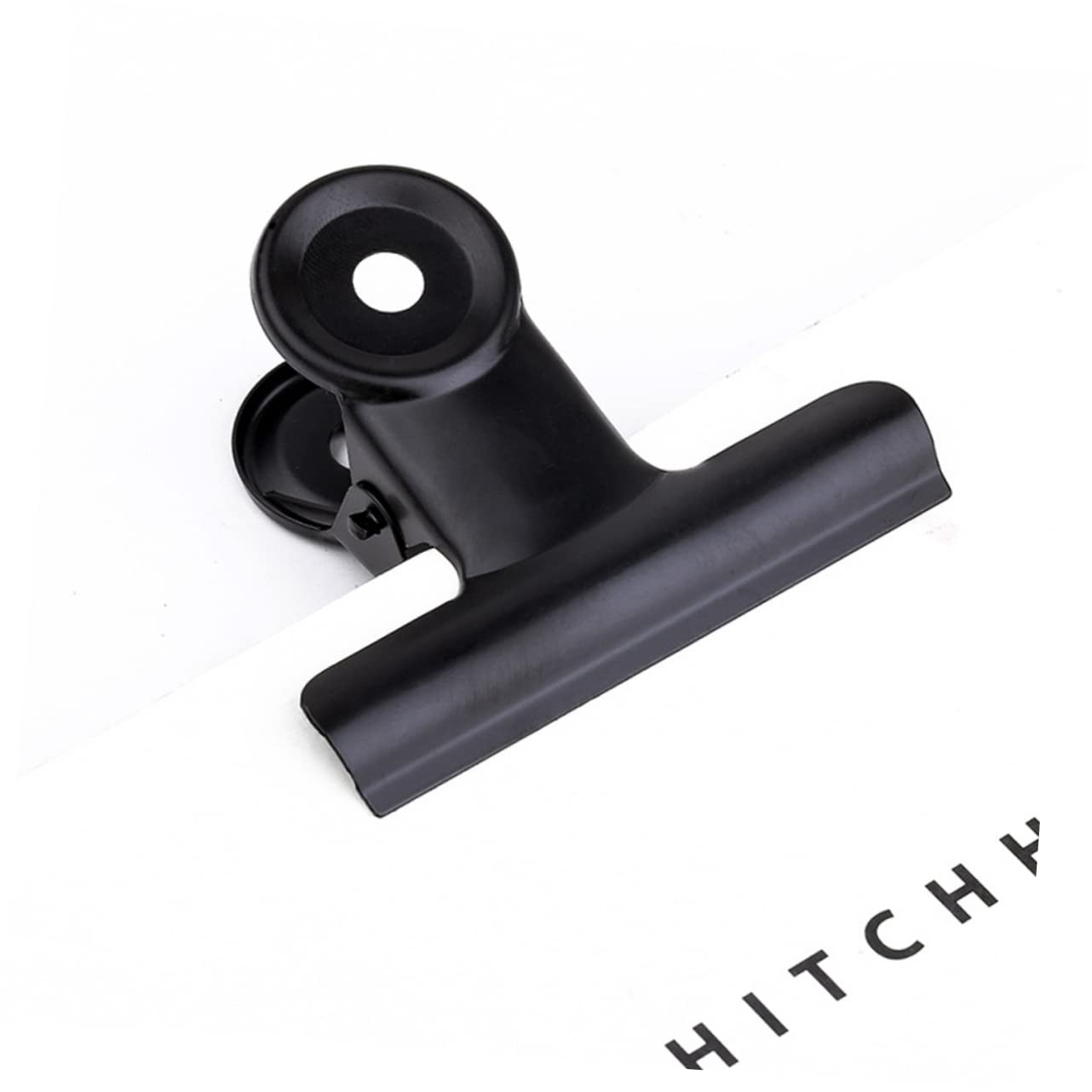 Lot de 2 Pinces à Reliure en Métal Noir de 38 Mm Solides à Ressort pour Le Bureau Le Rangement de Notes La Papeterie 30 Pièces