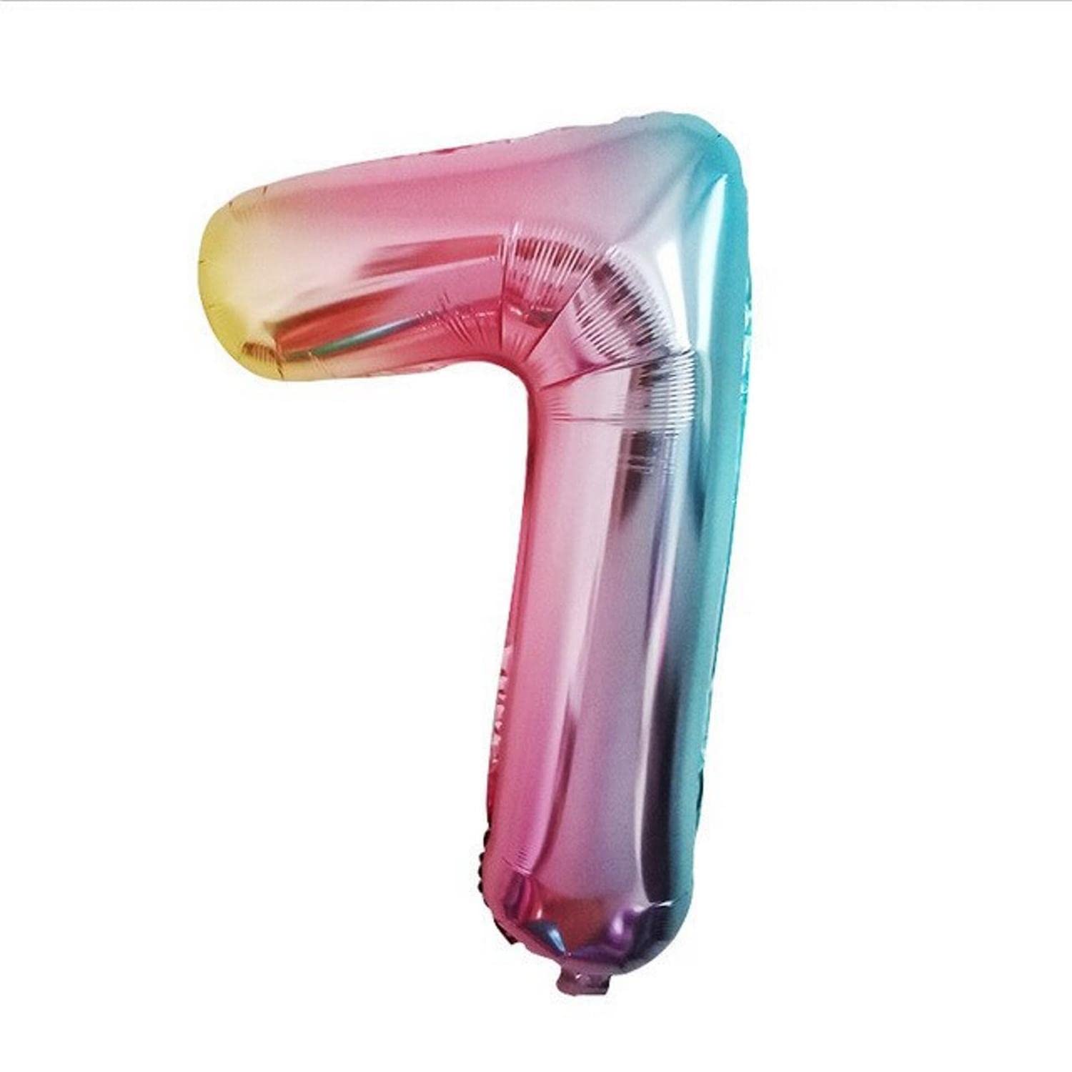 Xl Ballon Chiffre 7, Ballon Numéro 7, Numero Donut Ballon De Baudruche Nombre Aluminium Ans Air