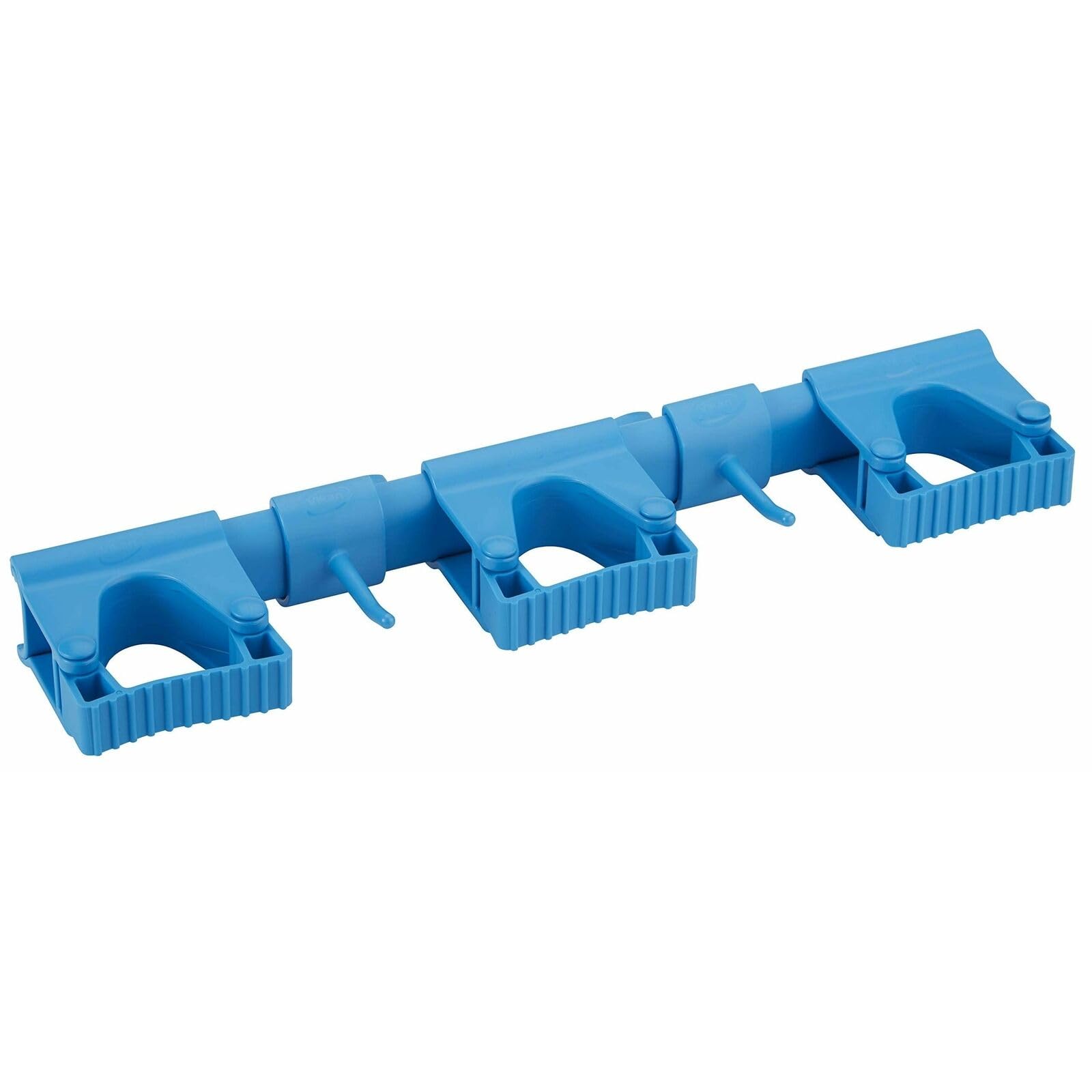 Vikan 10113 Sistema de soporte de pared higiénico Hi-Flex, azul (1011)