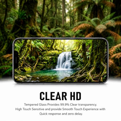 Image of Tempered glass for iPhone 13 | Screen Protector Full HD Quality Tempered Glass Anti-Scratch Edge to Edge Coverage For Easy Installation (iPhone 13)