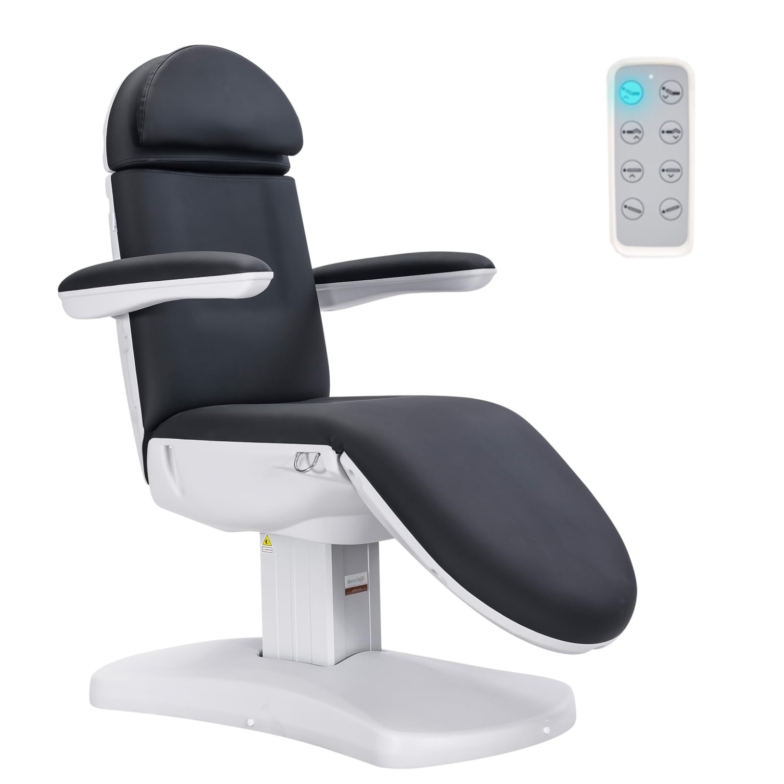 DERMALOGIC Massimo Electric Spa Treatment Table 4 Motors Massage Bed, Spa Resort Salon Tattoo Equipment, Black