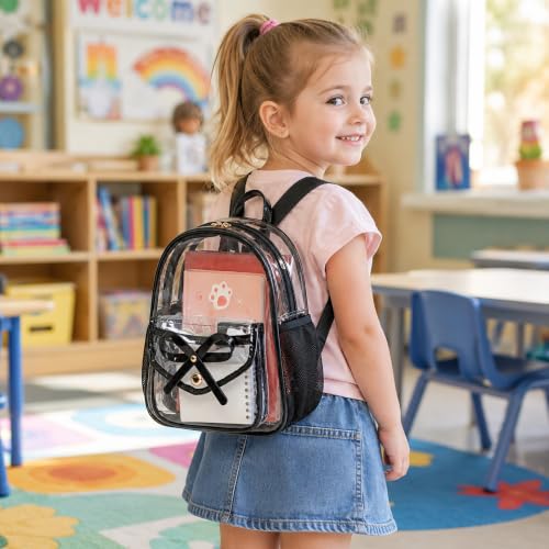 Image of I IHAYNER Girls Bowknot Cute Leather Backpack Mini Backpack Purse for Women