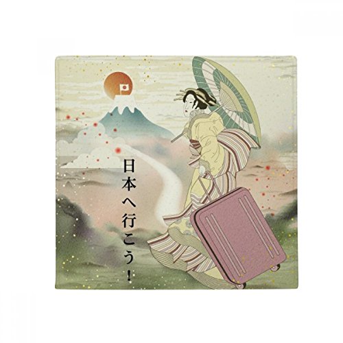 Tapis de sol ukiyo-e japonais Mont Fuji : idée cadeau originale
